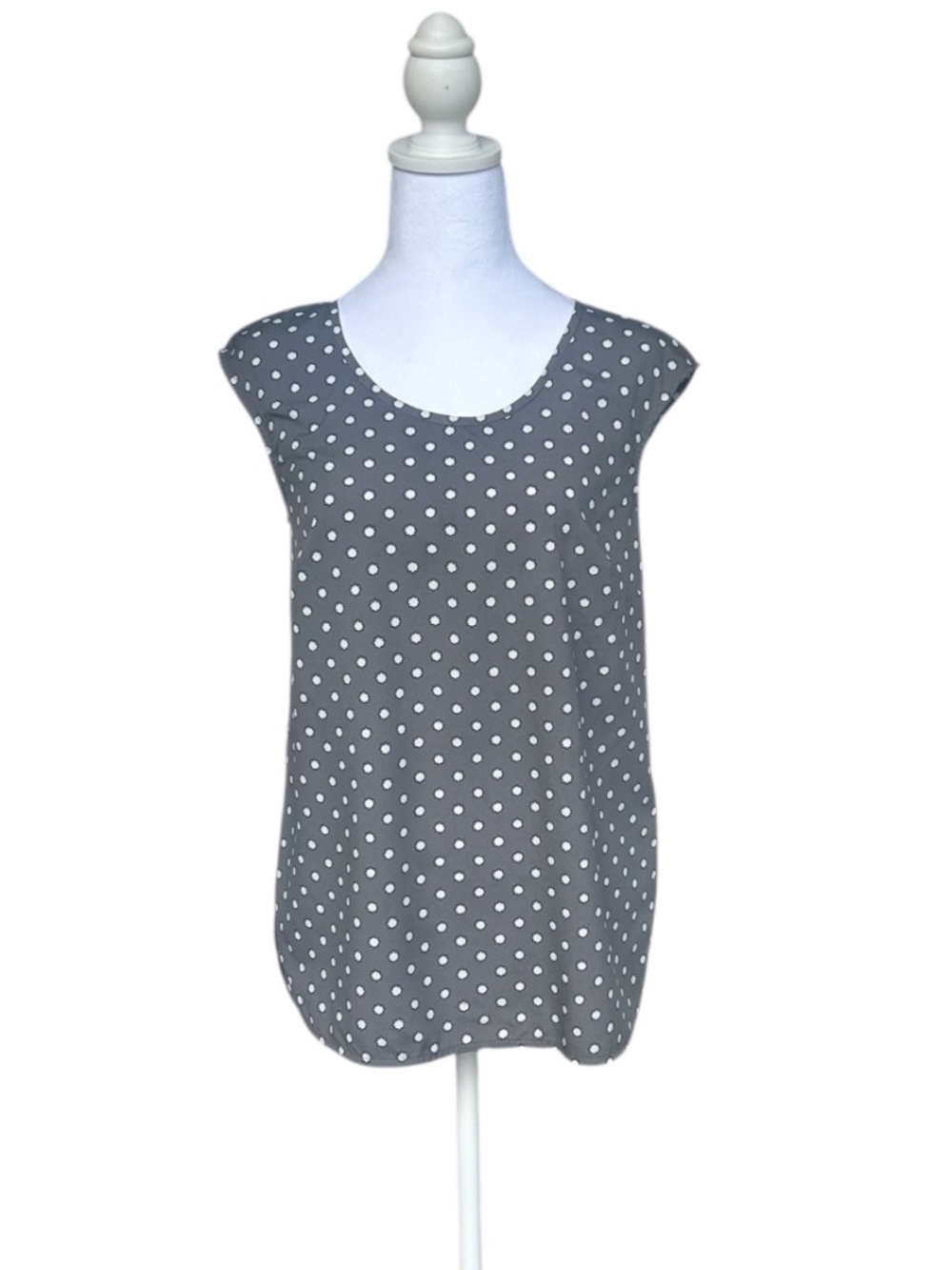 Merona Gray Geometric Star Print Sleeveless Top-Size S